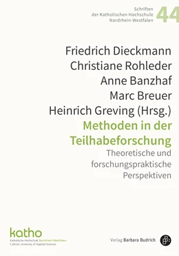 Abbildung von Dieckmann / Rohleder | Methoden in der Teilhabeforschung | 1. Auflage | 2026 | beck-shop.de