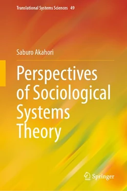 Abbildung von Akahori | Perspectives of Sociological Systems Theory | 1. Auflage | | beck-shop.de