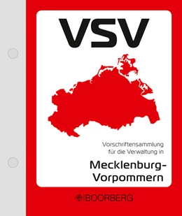 Abbildung von Vorschriftensammlung für die Verwaltung in Mecklenburg-Vorpommern (VSV) | 1. Auflage | 2018 | beck-shop.de