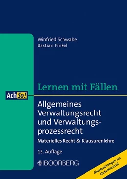 Abbildung von Finkel / Schwabe | <p>Allgemeines Verwaltungsrecht und Verwaltungsprozessrecht</p> | 15. Auflage | 2026 | beck-shop.de