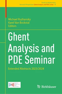 Abbildung von Ruzhansky / Bockstal | Ghent Analysis and PDE Seminar | 1. Auflage | | beck-shop.de