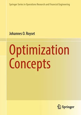 Abbildung von Royset | Optimization Concepts | 1. Auflage | 2026 | beck-shop.de