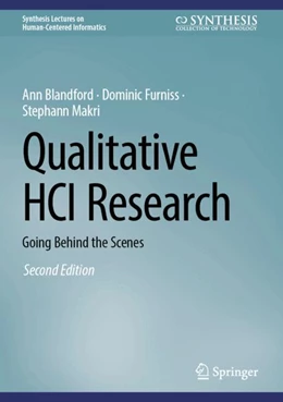 Abbildung von Blandford / Furniss | Qualitative HCI Research | 2. Auflage | 2027 | beck-shop.de