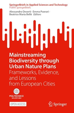 Abbildung von Deserti / Puerari | Mainstreaming Biodiversity Through Urban Nature Plans | 1. Auflage | 2026 | beck-shop.de