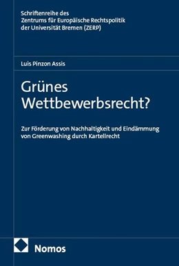 Abbildung von Pinzon Assis | Grünes Wettbewerbsrecht? | 1. Auflage | 2026 | 84 | beck-shop.de