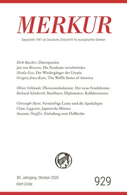 Abbildung von Knörer / Demand | MERKUR 10/2026, Jg.80 | 1. Auflage | 2026 | beck-shop.de
