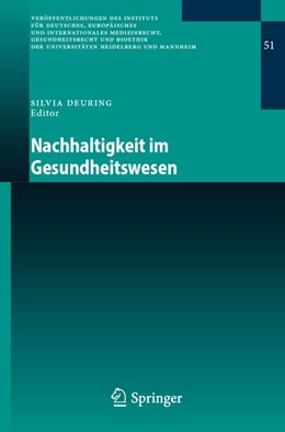 Abbildung von Deuring | Nachhaltigkeit im Gesundheitswesen | 1. Auflage | | beck-shop.de