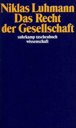 Abbildung von Luhmann | Das Recht der Gesellschaft | 9. Auflage | 1995 | beck-shop.de