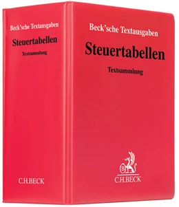 Abbildung von Steuertabellen | 153. Auflage | 2022 | beck-shop.de