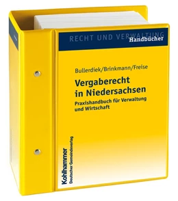 Abbildung von Bullerdiek / Brinkmann | Vergaberecht in Niedersachsen | 1. Auflage | 2012 | beck-shop.de