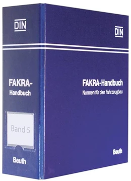Abbildung von DIN e.V. / VDA | FAKRA-Handbuch. Normen für den Kraftfahrzeugbau • Band 5: Elektrische und elektronische Ausrüstung | 1. Auflage | | beck-shop.de