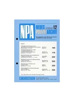 Abbildung von Maier | Neues Polizeiarchiv (NPA) | 1. Auflage | 2018 | beck-shop.de