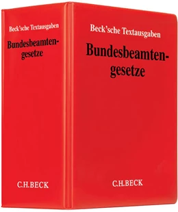 Abbildung von Bundesbeamtengesetze | 69. Auflage | 2018 | beck-shop.de
