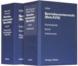 Abbildung von Höfer / Veit | Betriebsrentenrecht (BetrAVG) • Band I: Arbeitsrecht + Band II: Steuerrecht/Sozialabgaben, HGB/IFRS | 1. Auflage | | beck-shop.de