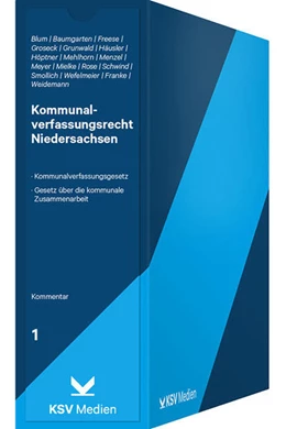 Abbildung von Blum / Baumgarten | Kommunalverfassungsrecht Niedersachsen | 1. Auflage | 2018 | beck-shop.de