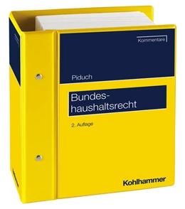Abbildung von Piduch | Bundeshaushaltsrecht | 1. Auflage | 2018 | beck-shop.de