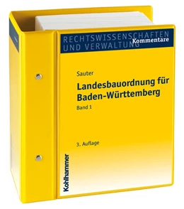 Abbildung von Sauter | Landesbauordnung für Baden-Württemberg | 1. Auflage | 2018 | beck-shop.de
