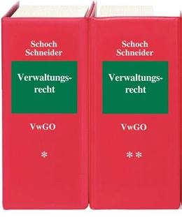 Abbildung von Schoch / Schneider | Verwaltungsrecht VwGO | 42. Auflage | 2020 | beck-shop.de