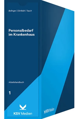 Abbildung von Bofinger / Dörfeldt | Personalbedarf im Krankenhaus | 1. Auflage | 2017 | beck-shop.de
