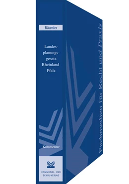 Abbildung von Bäumler | Landesplanungsgesetz Rheinland-Pfalz | 1. Auflage | 2013 | beck-shop.de