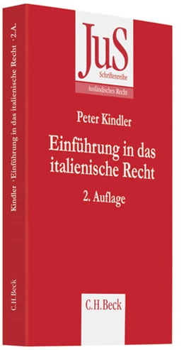 Abbildung von Kindler | Einführung in das italienische Recht | 2. Auflage | 2008 | Band 122 | beck-shop.de