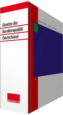 Abbildung von Walhalla Fachredaktion | Gesetze der Bundesrepublik Deutschland • mit Aktualisierungsservice | 1. Auflage | 2018 | beck-shop.de