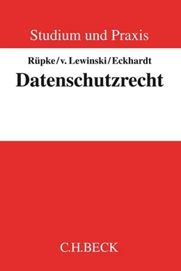 Abbildung von Rüpke / v. Lewinski | Datenschutzrecht | 1. Auflage | 2018 | beck-shop.de