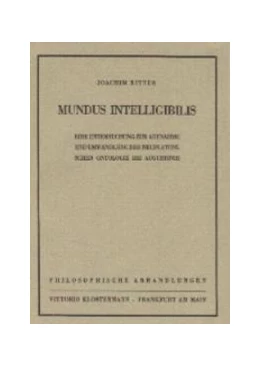 Abbildung von Ritter | Mundus Intelligibilis | 1. Auflage | 2002 | 6 | beck-shop.de