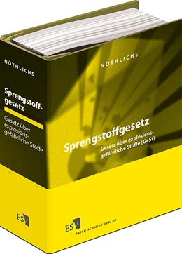 Abbildung von Nöthlichs | Sprengstoffgesetz • mit Aktualisierungsservice | 1. Auflage | 2018 | beck-shop.de