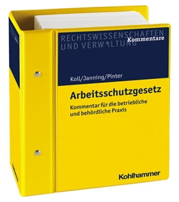 Abbildung von Koll / Janning | Arbeitsschutzgesetz | 1. Auflage | 2015 | beck-shop.de