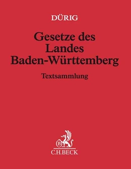 Abbildung von Dürig | Gesetze des Landes Baden-Württemberg | 147. Auflage | 2022 | beck-shop.de