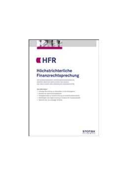 Abbildung von Höchstrichterliche Finanzrechtsprechung – HFR | 58. Auflage | 2018 | beck-shop.de
