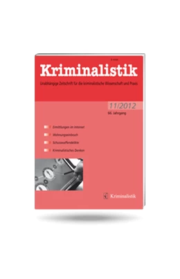 Abbildung von Kriminalistik | 72. Auflage | 2018 | beck-shop.de