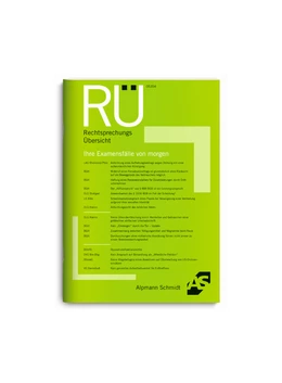 Abbildung von RechtsprechungsÜbersicht – RÜ | 48. Auflage | 2018 | beck-shop.de