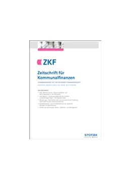 Abbildung von Zeitschrift für Kommunalfinanzen - ZKF | 68. Auflage | 2018 | beck-shop.de