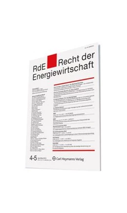 Abbildung von Recht der Energiewirtschaft • RdE | 28. Auflage | 2018 | beck-shop.de