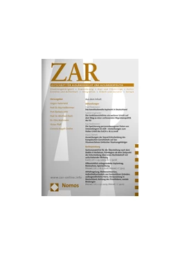 Abbildung von Zeitschrift für Ausländerrecht und Ausländerpolitik – ZAR | 38. Auflage | 2018 | beck-shop.de