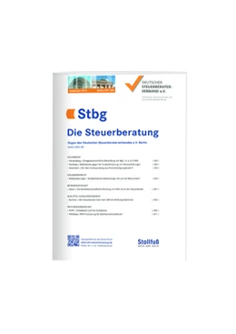 Abbildung von Die Steuerberatung - Stbg | 1. Auflage | 2018 | beck-shop.de