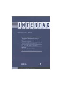 Abbildung von Intertax | 1. Auflage | 2018 | beck-shop.de