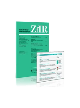Abbildung von Zeitschrift für Immobilienrecht • ZfIR | 22. Auflage | 2018 | beck-shop.de