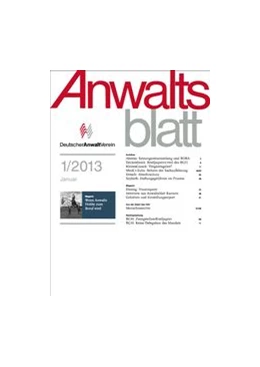 Abbildung von Anwaltsblatt | 68. Auflage | 2018 | beck-shop.de