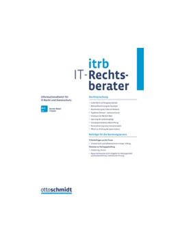 Abbildung von Der IT-Rechts-Berater - ITRB | 1. Auflage | 2018 | beck-shop.de