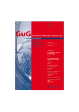 Abbildung von Grundstücksmarkt und Grundstückswert • GuG | 29. Auflage | 2018 | beck-shop.de