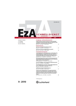 Abbildung von EzA-Schnelldienst | 29. Auflage | 2018 | beck-shop.de