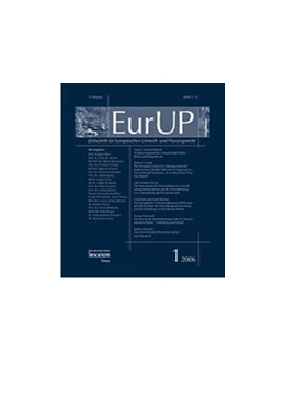 Abbildung von Zeitschrift für Europäisches Umwelt- und Planungsrecht – EurUP | 16. Auflage | 2018 | beck-shop.de