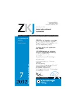 Abbildung von Zeitschrift für Kindschaftsrecht und Jugendhilfe • ZKJ | 13. Auflage | 2018 | beck-shop.de