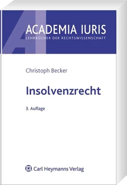 Abbildung von Becker | Insolvenzrecht | 3. Auflage | 2010 | beck-shop.de
