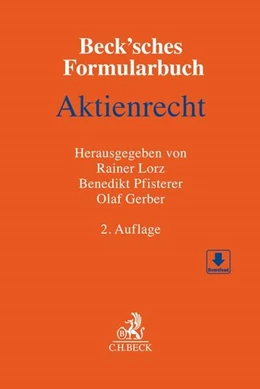 Abbildung von Beck'sches Formularbuch Aktienrecht | 2. Auflage | 2020 | beck-shop.de