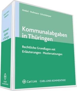 Abbildung von Hinkel / Hofmann | Kommunalabgaben in Thüringen | 1. Auflage | 2018 | beck-shop.de