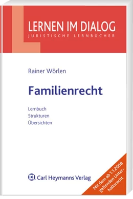 Abbildung von Wörlen | Familienrecht | 1. Auflage | 2008 | beck-shop.de